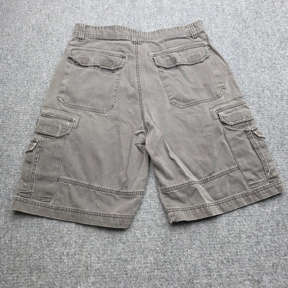 UNIONBAY Men's Cargo Shorts‎ Size 33 Gray Cotton Multi Pocket Casual Rugged Gorp - Picture 7 of 9